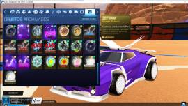 ROCKET LEAGUE ACCOUNT- MORE THAN 80 EXPENSIVE ITEMS, 3 ROCKET PASS AND, USD 100.00