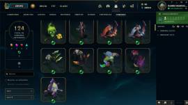 Cuenta Lol 249 skins lvl 617 todos los champs 124 chromas 28 wards, USD 230.00