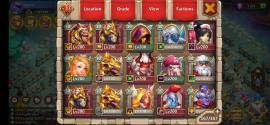 Sale account castle clash or change, € 545.00