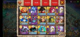 Sale account castle clash or change, € 545.00