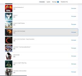 Sale of PlayStation account with 34 games, USD 130.00