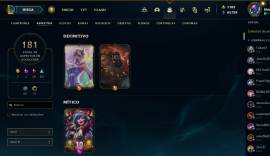 CUENTA LoL ALL CHAMPS 181 skins lvl 503 1103 rp 4000 esencias naranja, USD 210.00