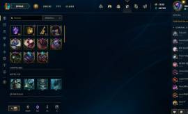 CUENTA LoL ALL CHAMPS 181 skins lvl 503 1103 rp 4000 esencias naranja, USD 210.00