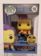 Vendo Funko Pop NFT Capitán Kirk Blacklight Legendario Star Trek 18, USD 135.00