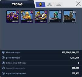 Sell account League of Kingdoms castle Level 27 Vip 11, +100k Gems, USD 500.00