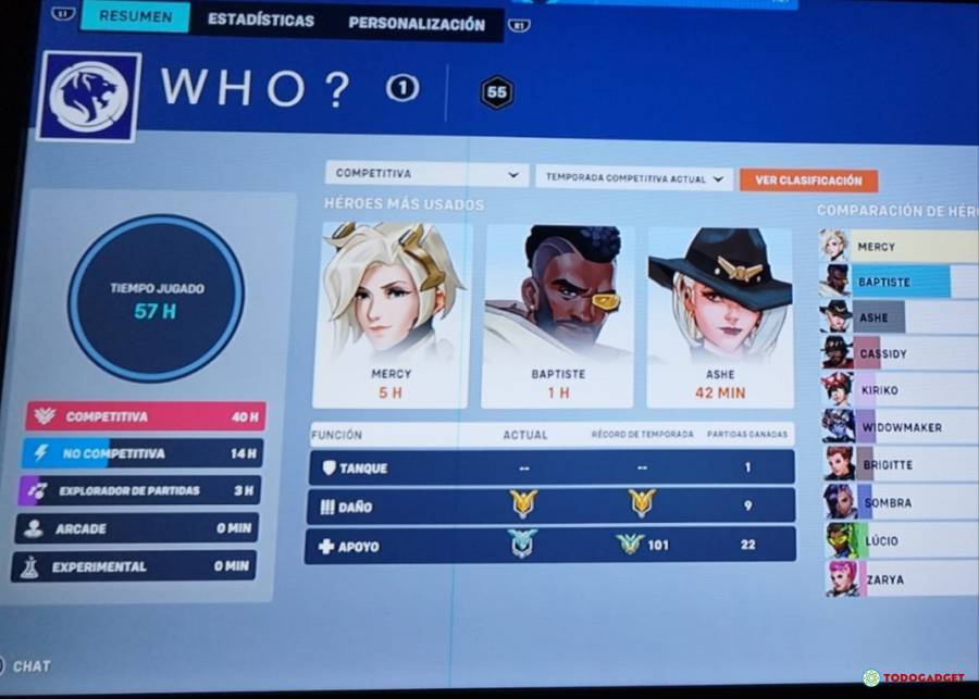 account fresh Overwatch GM 4 support top 500 in Europe | € 45
