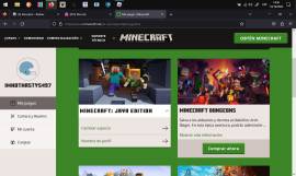 2 Cuentas de minecraft premiun full (una tiene rank jup en universocra, USD 48.00