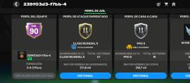 Cuenta nivel 30 GRL 90 con 1700 fifa points administrador de una liga , USD 200.00