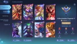 CUENTA MOBILE LEGENDS 110 SKINS, USD 100.00