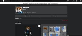 Roblox account with robux, USD 10.00