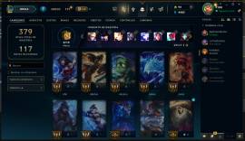 Cuenta de League of Legends, muchas skins y pases comprados, USD 150.00