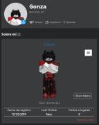 Roblox account with more than 4 years, and more than 10 recharges done, USD 17.00