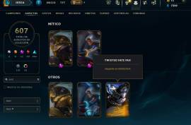 CUENTA LOL TWISTED FATE PAX / JAX PAX / SIVIR PAX, USD 1,000.00