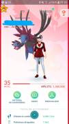 Cuenta Pokémon Go nivel 35 a 50 dolares, con 37 Shinys y 74iv100, USD 50.00