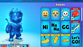 Stumble guys account 2 Special emotes 2 Special skins Almost all skins, USD 30.00