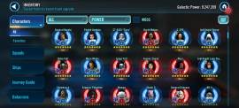 Selling Star Wars: Galaxy of Heroes account 9.24 M GP account kyber 1, USD 1,000.00