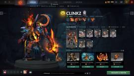 Dota 2 account rank INMORTAL bp2019 PRESTIGE ITEMS, USD 410.00