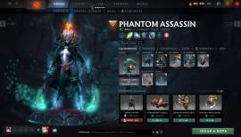 Dota 2 account rank INMORTAL bp2019 PRESTIGE ITEMS, USD 410.00