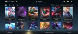 VENTA CUENTA de Wild Rift G133 skins y 2200 wild cores LAN, USD 650.00