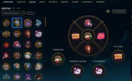 Cuenta de LoL|LAN|Oro 4|52 skins|85 Champs|70 Gestos|Vi 435k|Nivel 181, USD 100.00