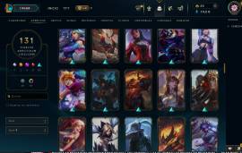 Venta de cuenta de League of Legends con skins y full champions, USD 550.00