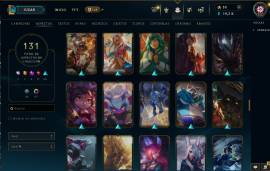 Venta de cuenta de League of Legends con skins y full champions, USD 550.00