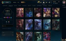 Venta de cuenta de League of Legends con skins y full champions, USD 550.00