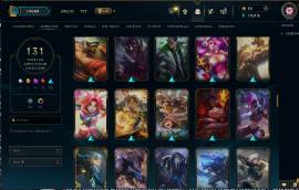 Venta de cuenta de League of Legends con skins y full champions, USD 550.00