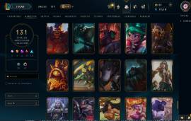 Venta de cuenta de League of Legends con skins y full champions, USD 550.00