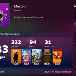 Cuenta de steam con más de 25 juegos, USD 300.00