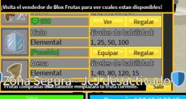 Cuenta de Blox Fruits con 10 Frutas Permanentes y 5 Gamepases, € 120.00