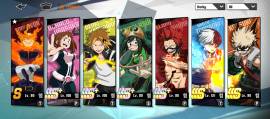 Cuenta My Hero Academia con varios personajes sss+, USD 1.00