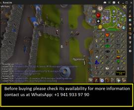 Vendo cuenta de runescape Rune Pure attack 70 str 99 def 35, USD 55.00