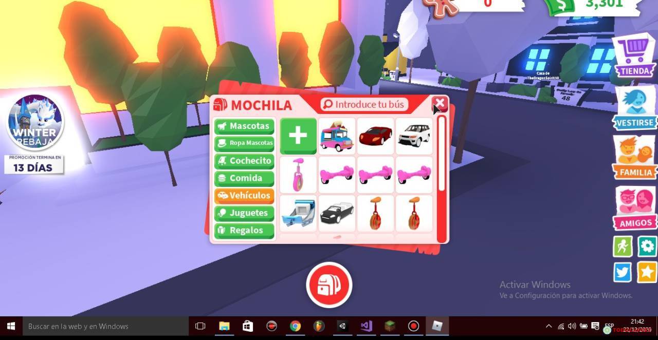 Cuenta roblox! con: blox burg + Mascotas de adopt me + mucha ropa | USD 5