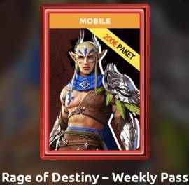 I sell a Rage of Destiny pass (week pass), € 10.00