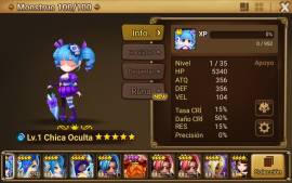 Summoners war starter acc, water nat5, USD 20.00