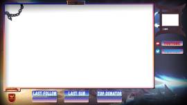 For sale Overlay for direct on twitch themed Brawlhalla, USD 3.00