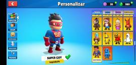 Selling Stumble Guys account 36 rare skins 44 epic skins, USD 60.00