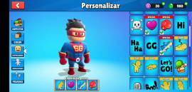 Selling Stumble Guys account 36 rare skins 44 epic skins, USD 60.00