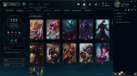 Venta de cuenta de league of legends 132 skins Plata III, USD 200.00