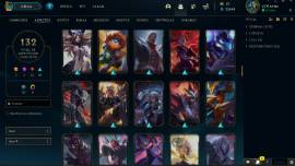 Venta de cuenta de league of legends 132 skins Plata III, USD 200.00