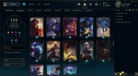 Venta de cuenta de league of legends 132 skins Plata III, USD 200.00