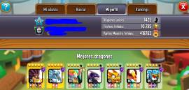 I sell Dragon city account with +1425 Dragons and 16 ISLANDS, USD 150.00