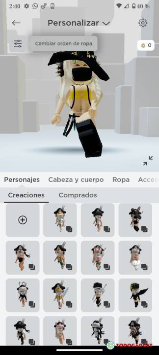 Selling Roblox female account