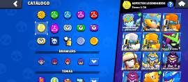 Brawl stars cuenta, 69 brawlers, skins esxclusivas, +64 brawlers lvl9, USD 105.00