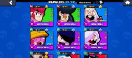 Brawl stars cuenta, 69 brawlers, skins esxclusivas, +64 brawlers lvl9, USD 105.00