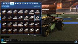 Rocket League account. Every DLC/Car since F2P (100k credits invested), USD 280.00