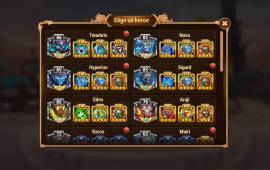 I sell Hero Wars account level 127, with good inventory, negotiable, € 30.00