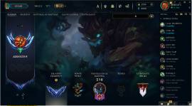 VENDO CUENTA LAN, DIAMANTE 4, 1750 RP, 48 SKIN, 124 CHAMPS, USD 150.00