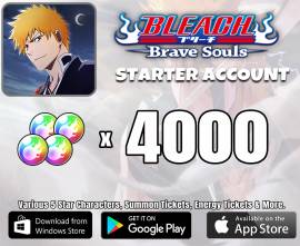 Bleach Brave Souls  / +4000 Orbs Starter  / BBS, USD 11.00